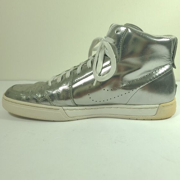Nike air royal mid premium metallic silver / white 343982-003 Men 10.5 Rare 2009 main image 5
